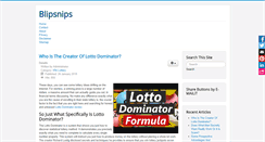 Desktop Screenshot of blipsnips.com